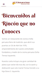 Mobile Screenshot of elrinconquenoconoces.pe